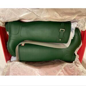 GREEN, WMNS SIZE 9 - Hunter Women's Original Tall Matte Rain Boot